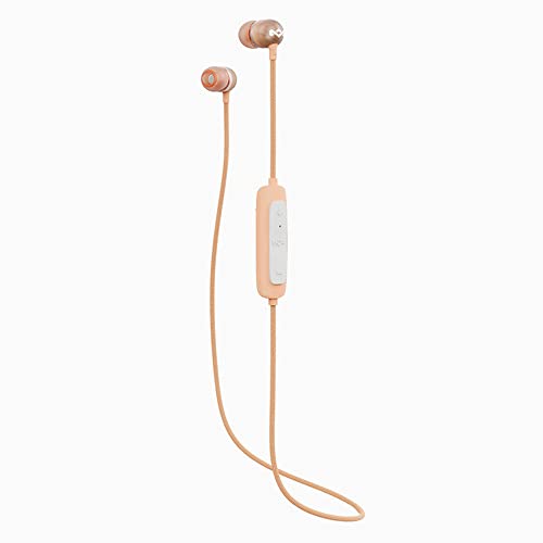 House of Marley Smile Jamaica Auriculares con Bluetooth inalámbrico, hasta 8 Horas de reproducción, micrófono y 3 Teclas, Collar de diseño liviano y cómodo, Negro