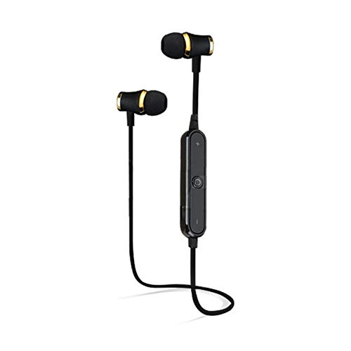 Auriculares Bluetooth con Anillo para Huawei P Smart 2019 - Smartphone inalámbrico - Mando a Distancia - Sonido Manos Libres - Color Negro