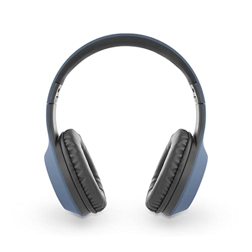 Auricular Diadema Way 2 de Vieta Pro, con Bluetooth 5.0, entrada Aux-in, micrófono incluido, Radio Fm, Micro SD y batería de hasta 40 horas. Color Azul.