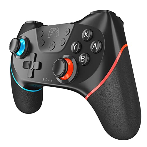Primajor Mando Nintendo Switch, Mando Switch Inalámbrico para Nintendo Switch/Lite, Mando Switch pro apoya dualshock, Turbo y Giroscopio con Cable de Carga