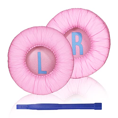 Adhiper WH-CH510 - Almohadillas de piel y espuma de memoria compatibles con auriculares inalámbricos Sony WH-CH500, WH-CH510 (piel arrugada/rosa)