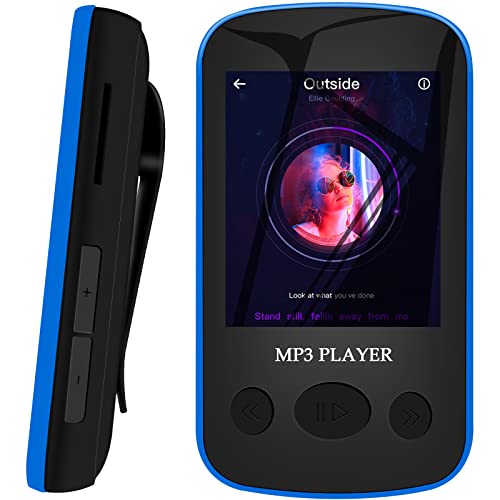 32GB Reproductor de MP3 Deportivo y Ligero – Reproductor de Música Aiworth Mini con Bluetooth 5.0, Sonido HiFi, Reproductor MP3 Pequeño Tipo Clip para Correr, Trotar, Admite hasta 128GB