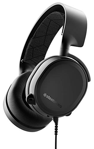 SteelSeries Arctis 3 - Auriculares de Juego Multiplataforma - Para PC, Playstation 5, PS4, Xbox One, Nintendo Switch, RV, Android y iOS - Negro